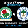 4 March Rovers v Wigan