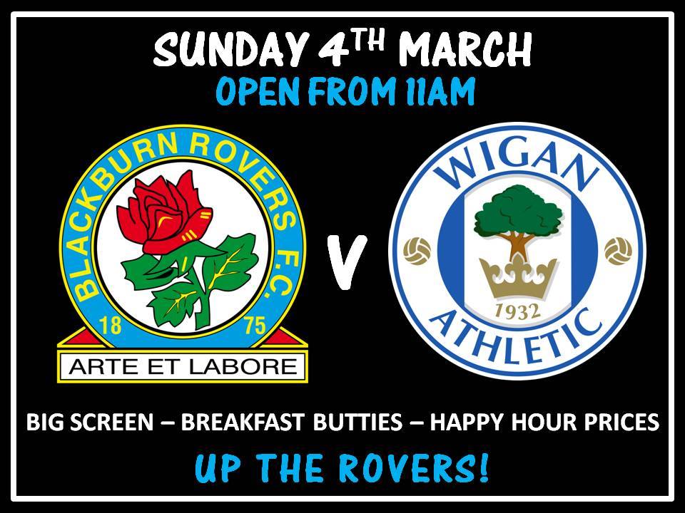 4 March Rovers v Wigan