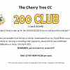 The Cherry Tree 200 Club – 2019